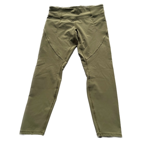 Lululemon Fine Force High-Rise Tight 28" Bronze Green Size 10 Leggings Workout - Picture 1 of 10